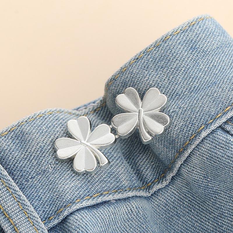 Waist Pants Tightening Make Clip Waist Adjustment Clip Waist Reduction Clasp Line Button Brooches for Garment Decoration NK001