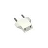 Universal European plug, travel wall AC power charger, socket adapter, converter, 2 circular sockets, input pins