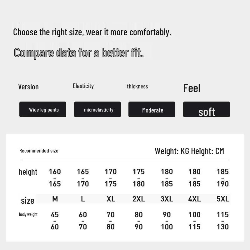 TonLion Men's Loose-Fit Casual Straight-Leg Trousers