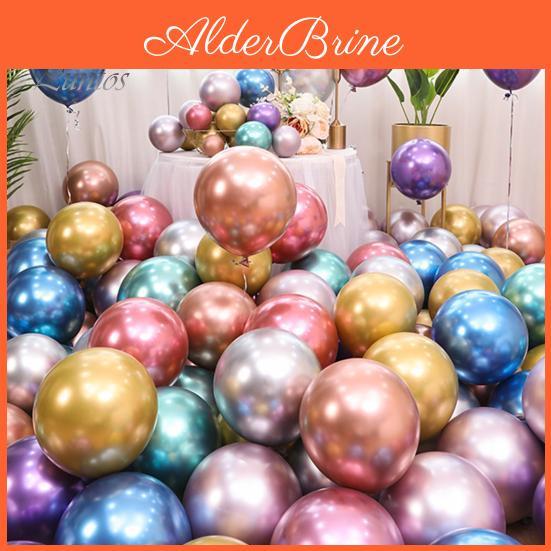Thicker 50pcs Inches 5 Beautiful Large Quantity Latex Balloon Wedding Decoration Metallic For Indoor