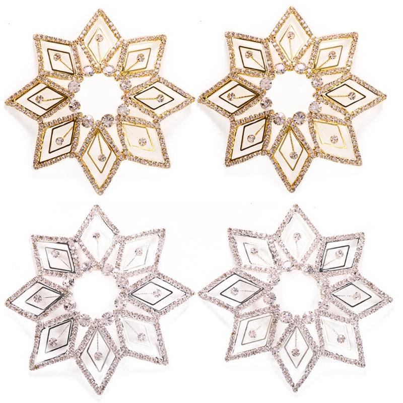 Rhinestones Pasties Crystal Breast Covers Body Jewelry Breast Pasties Chest Stickers Body Chain for Raves Clubwears Gift