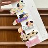 1PC Cute Cartoon Puppy Cat Hairpin Female Side Clip Ins Headgear Hair Accessories High-end Duckbill Clip Summer Hairpin