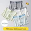 Tunna 100A herrboxershorts i bomull med jacquardmönster och probiotiska antibakteriella egenskaper