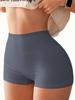 Damen High Waist Europäische und Amerikanische Bauchkontrolle Yoga Shorts