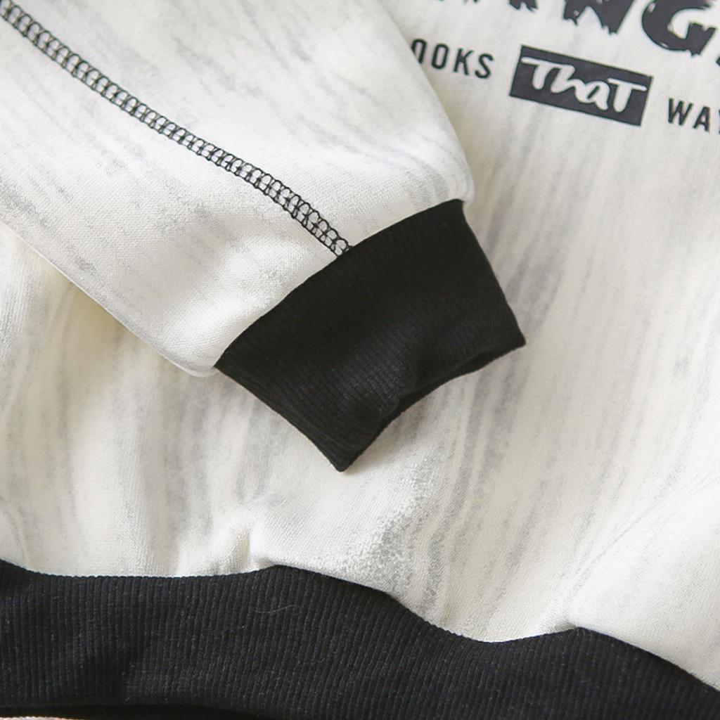 Dětská ležérní souprava s dlouhým rukávem, pohodlné každodenní oblečení