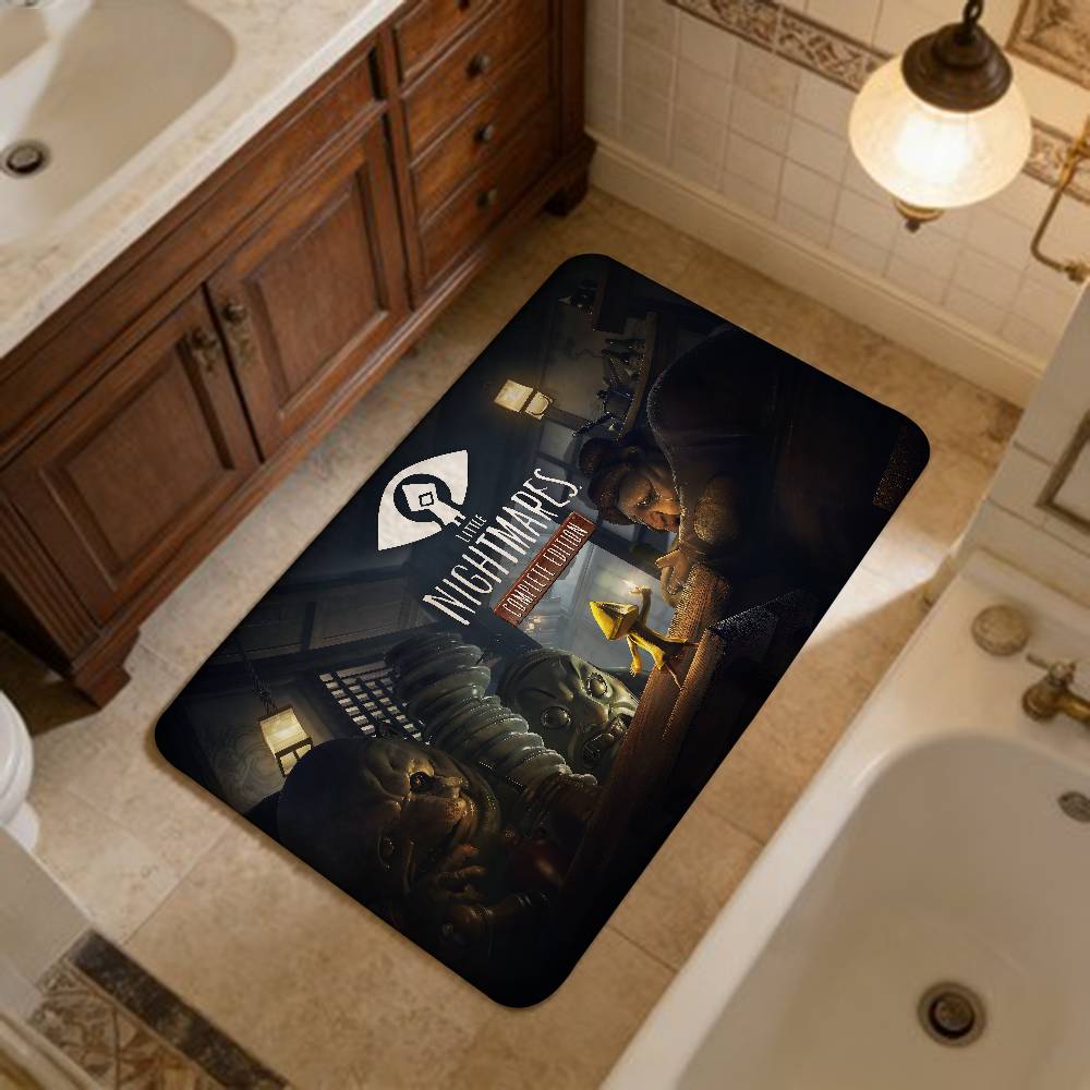 Game L-Little Anime N-Nightmares Bathroom Mat INS Style Soft Bedroom Floor House Laundry Room Mat Anti-skid Welcome Doormat