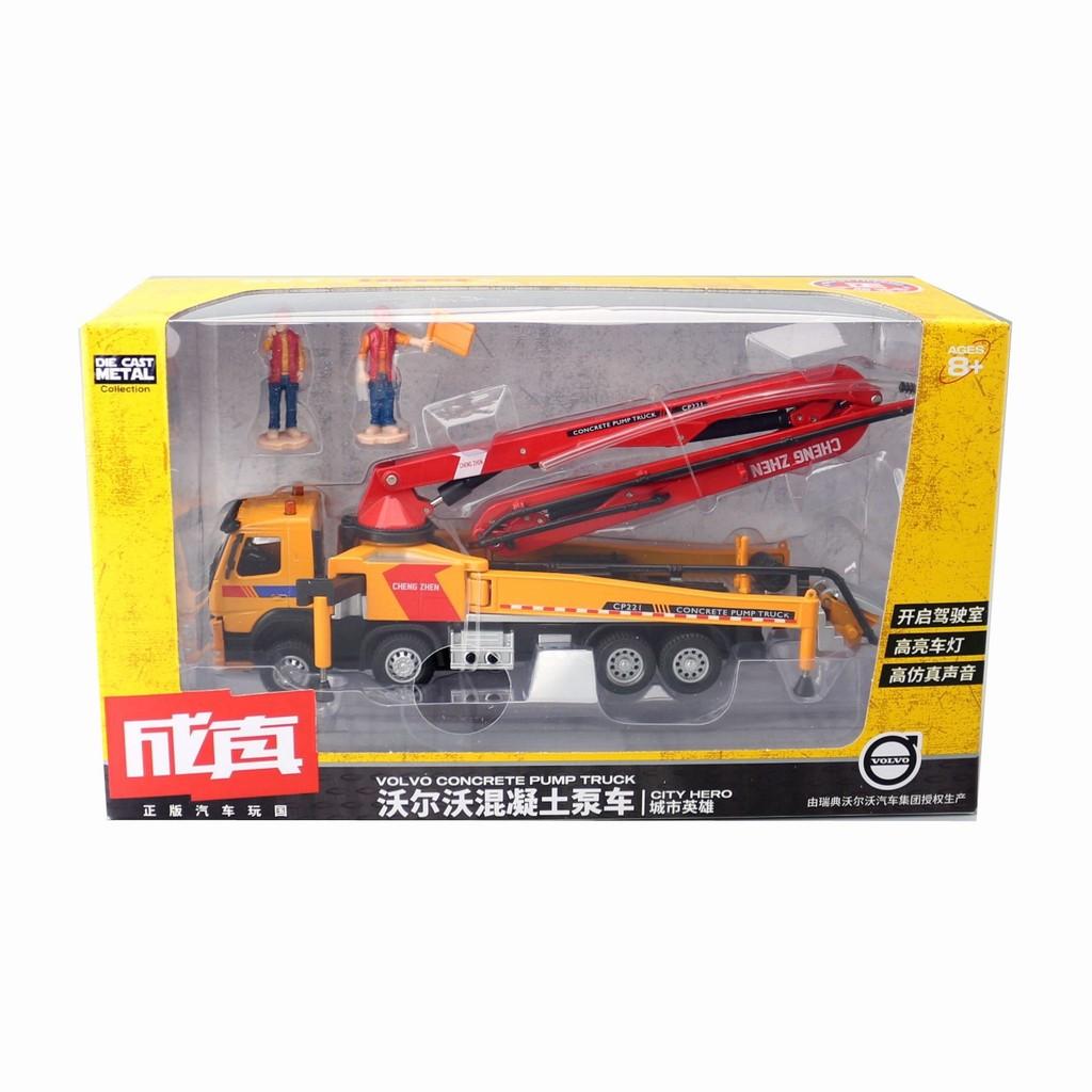 

Модель іграшки самоскида з імітацією цементу зі звуковими та світловими ефектами жовтий