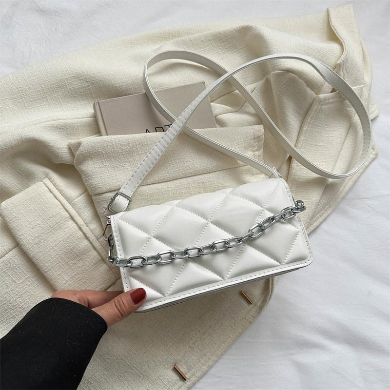 Chic Trendy Small Square Crossbody Bag 2023 Summer Fashion Pu Shoulder Bag For Women