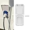 Trailer Power Outlet Box With Secure Closure For RV Camping Vehicles UV Resistant Water Resistant ABS Material