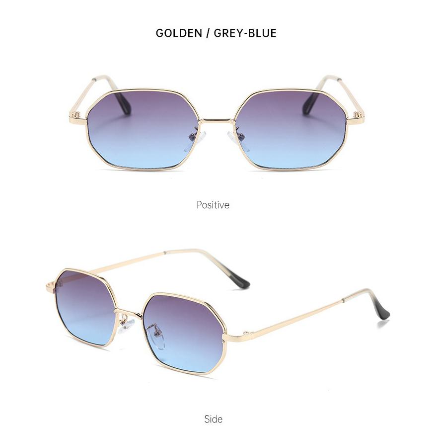 Personalized Polygonal Small Frame Sunglasses Men's And Women's High-end Fashion Sunglasses Sunshade Glasses Accessories