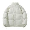 Mens Winter Thick Cotton Puffer Jacket Stand Collar Loose Fit Warm Casual Outerwear Youth