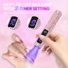 Portable Handheld Mini Nail Lamp For Gel Polish Quick Dry Flashlight Pen USB Nail Dryer Machine UV LED Nail Lamp With Diamond