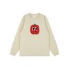 Trendy Korean Cartoon Print Cotton Long-Sleeve T-Shirt for Students - Versatile, Loose, and Age-Reducing for Autumn/Winter