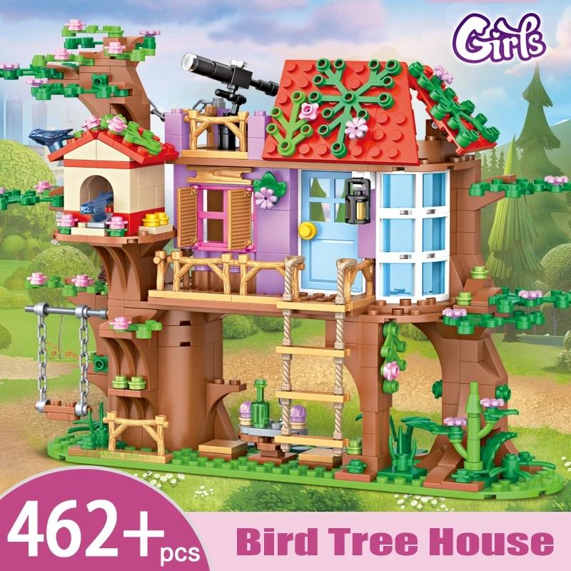 DIY MOC Creative Building Blocks 3D Forest Animal Villa Architecture Model Street View Home Decor Perfect Holiday Gift
