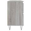 vidaXL Badschrank Grau Sonoma 80x33x60 cm Holzwerkstoff