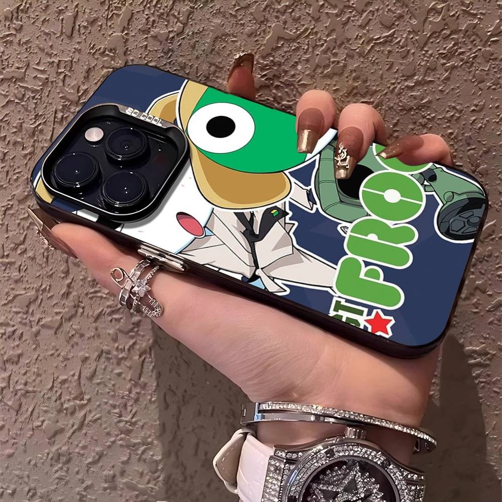 Keroro Frog Cool Gunsou Sergeant Phone Case For IPhone 17 16 15 14 13 12 11 Pro MAX Matte Shockproof Back Anti Fall Matte Cover