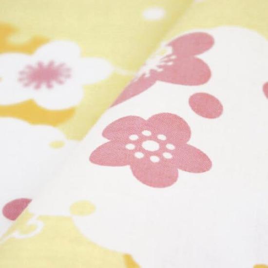 Dyeing Anbo Hand Towel Authentic Dyed Cotton Tokuoka Made In Japan 35cm X 100cm "Umeyukiwa Yellow" 100%