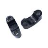 22mm Diameter Black Motorcycle HandleBar Clamp Riser Mount Clamp Fat Bar Riser Risers Adapter
