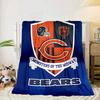 Chicago Bears  Portable Blanket/Soft Blanket Bedding Blanket Suitable for Travel Camping Living Rooms Offices Sofas Fan Gifts