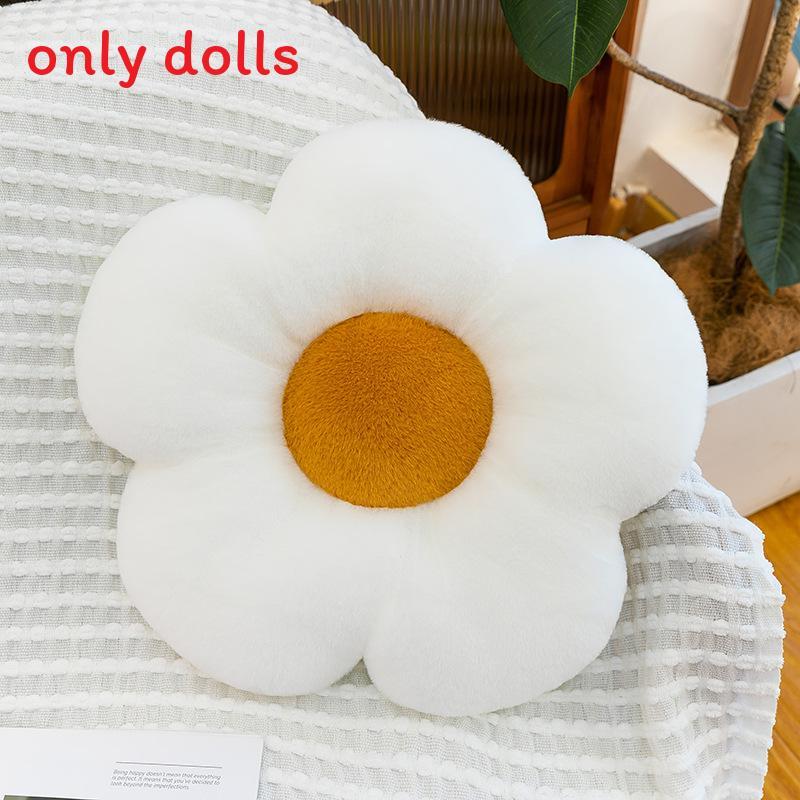 Plush Flower Cushion Toy With Pp Cotton For Home Decor And Comfort