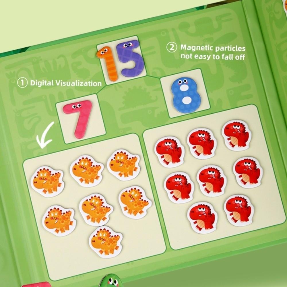 Math Digital Resolving Dinosaur Arithmetic Book Early Education Aids  Early Childhood