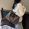 Large-capacity Canvas Bag Women's New Versatile Literary Single Shoulder College Student Class Commuting Tote Bag