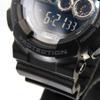 CASIO BLACK Watch Black Digital Calendar Black Dial Maximum Wrist Size 21cm / G-SHOCK GD-100 Approx.