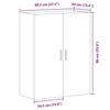 VidaXL Wall Cabinet Old Wood 69.5x34x90 Cm 857292