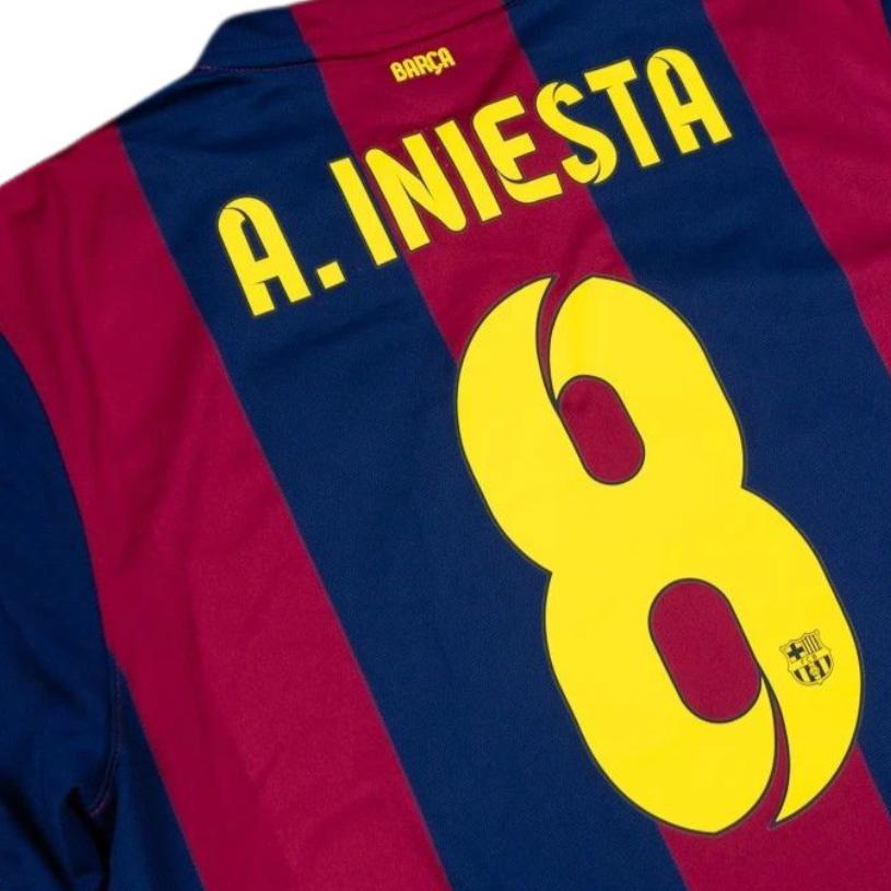 Nike FC Barcelone Andres Iniesta Maillot Saison 2014-2015 Homme hauts 610594-423