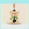 Adorable Plush Bear Keychain With Cute Policeman Design Perfect For Kids And Adults