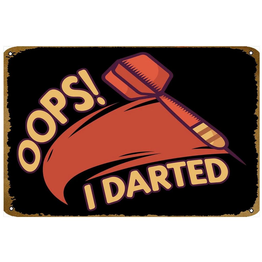 Rzutki Piwo Metalowe Puszki Znaki Sportowy Bar Plakaty Ścienne Tablica Vintage Żelazny Obraz Dekoracja do Jaskini Mężczyzny Kawiarni Pokoju Gier Klubu B