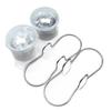 A03F-For Coffee For Espresso Accessories Espresso Cooling Ball Stainless Steel 2Pcs Cool Down Ice Ball Brew Extract Chilling Too