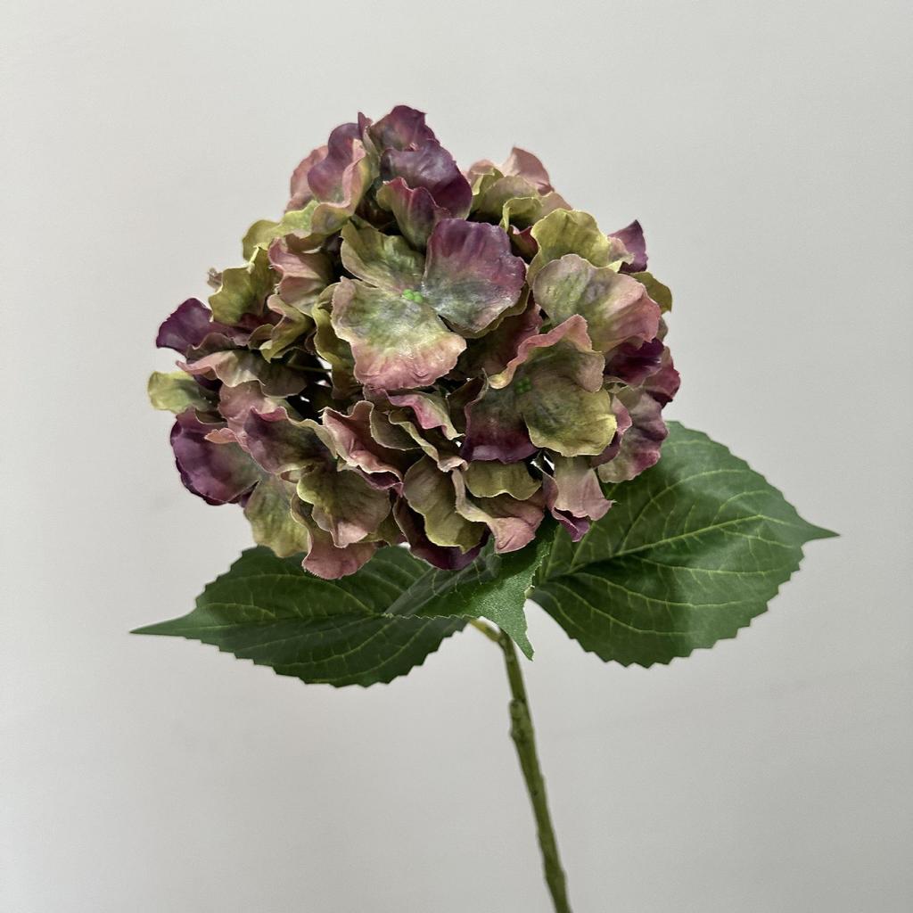 Hydrangea Silk Flower Bridal Bouquet - Moisturizing, High-Grade, Handheld for Weddings