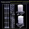 Acrylic Crystal Beaded Curtain for Wedding Ceiling Decoration
