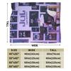 Soft Warm Blanket Travel Rapper Music JUL  Throw Blanket  Flannel Bedspread For Living Room Print Sofa Bed Cover