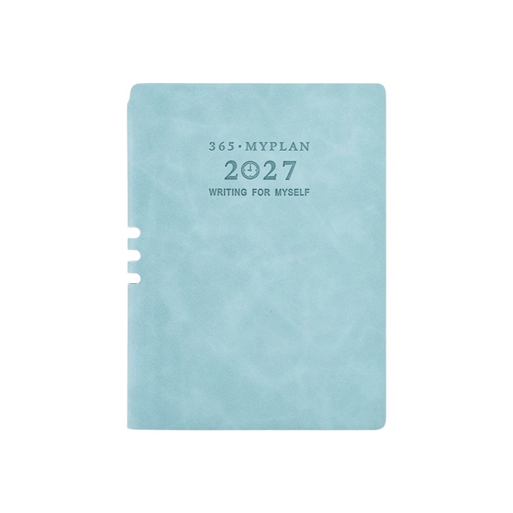 Portable 2027 Planner Notebook PU Leather Daily Agenda New Business Notebook Office