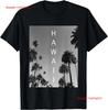 Hawaiian T Shirt With Palm Trees Cool Hawaii Vacation GIfts  Vintage Washed Breathable Homme Unisex Designer Clothes Stylish