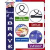 Patriotic Decorations for Memorial day, 4th of July Decor n Flag Patriotic Porch Sign Banners, Red White Blue Independence Day Memorial day Veterans