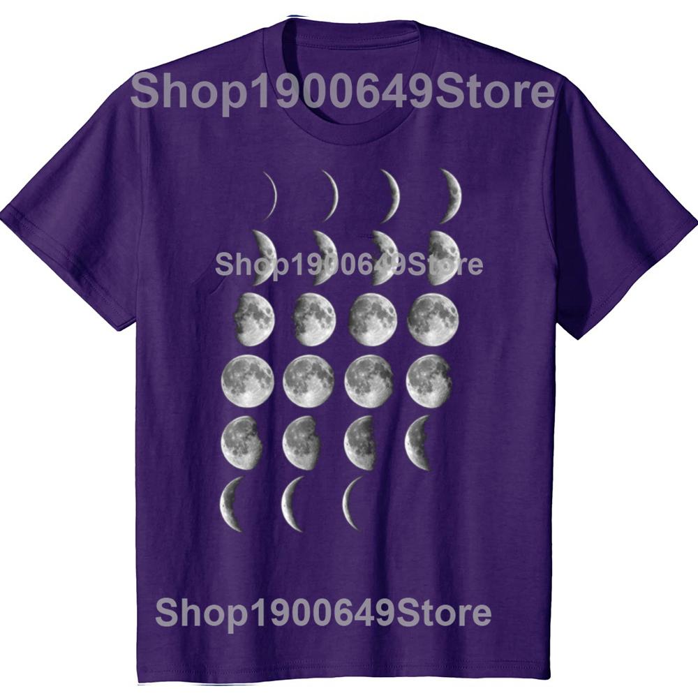 Funny Science Teacher Moon Phases Scientist Graphic Tshirt Men Fashion Casual Tshirt 100 Cotton Loose Oversized T Shirt Summer