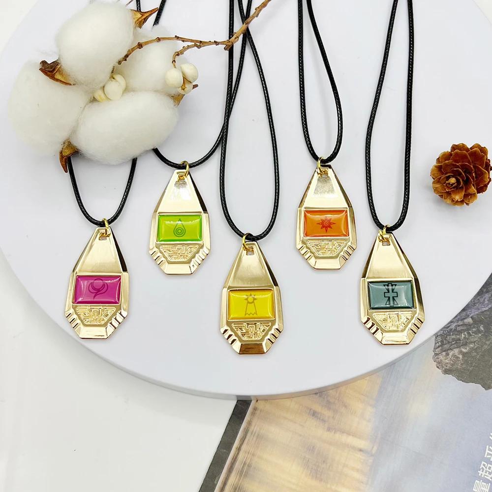 Anime Digimon Adventure Cosplay Necklace Digital Monster Unisex Tag Crest Badges Pendant Choker Jewelry Accessories Gift