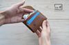 Japan Steel Blade mould DIY leather card holder bag set hand punch tool knife mould wooden die Leathercraft Tool set 105*75