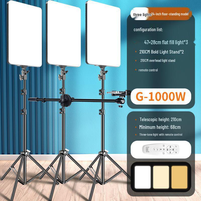 800W LED Soft Light Panel for Photography & Beauty Live Streams