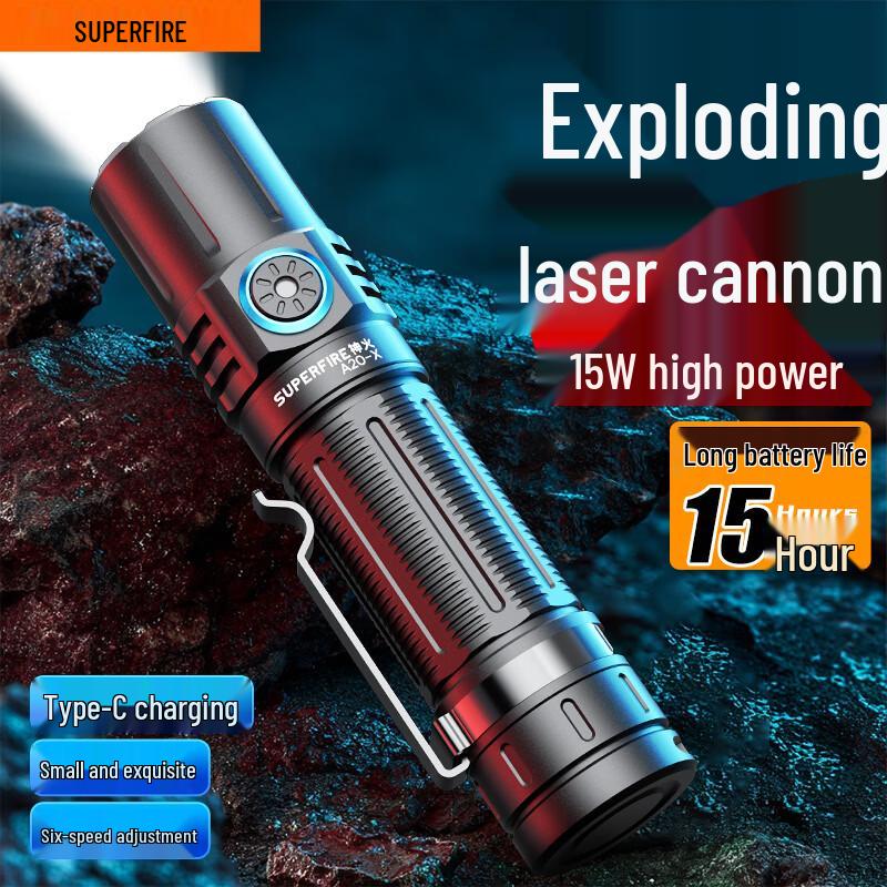 SupFire A20-X Rechargeable LED Flashlight