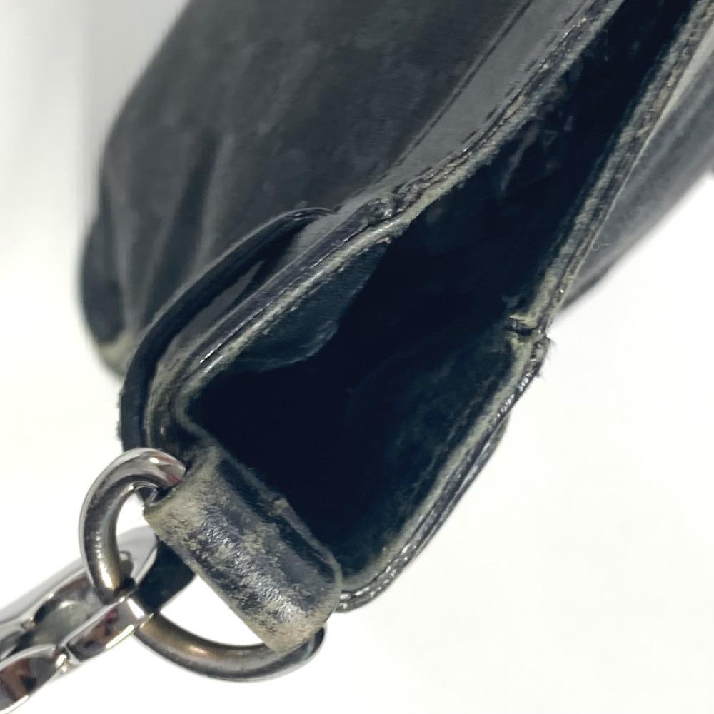 Gucci 109106 GG Logo Bag Crossbody Shoulder Bag GGCanvas/Leather Black