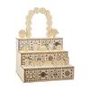 Handgefertigte Holz-Tag der Toten Altar Schattenbox Personalisierbare Gedenk-Ausstellung mit kulturellen Totenkopf- und Kerzenmotiven