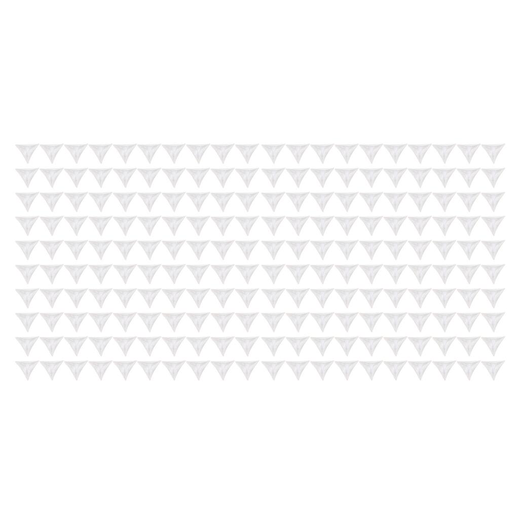 200pcs Inside Corner Dust Guards Clear Triangular Anti Collision Dust Proof Table Corner Guards for
