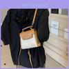Adorable Mini Handbag Cute Color-blocked Purse Perfect For Kids And Adults Lightweight Pu Material