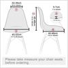 Printing Shell Chair Cover Short Back Scandinavian Chair Covers Adjustable Dining Room Seat Covers For Bar Party Wedding Hotel