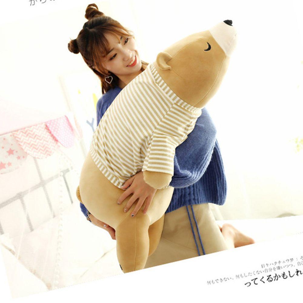 Doll Super Soft Stuffed Sleeping Bear Animal Plush Toy Polar Bear Plush Doll Stuffed Animal Toys