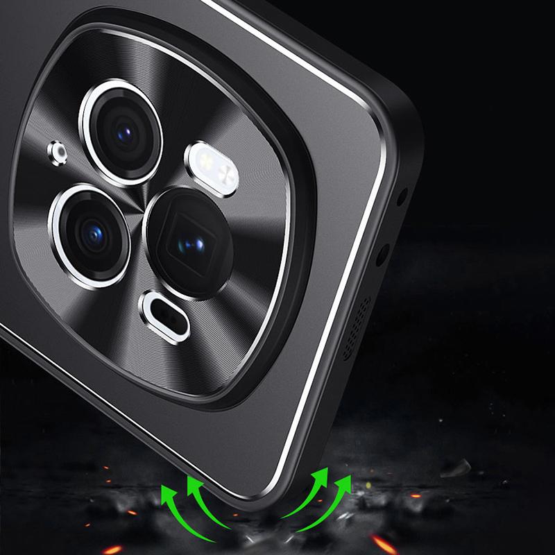 For Honor Magic6 Pro 5G Protective Case TPU+Aluminum Alloy Anti-Drop Phone Cover